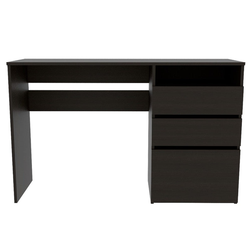 Computer Desk San Diego, One Shelf, Black Wengue Finish-5