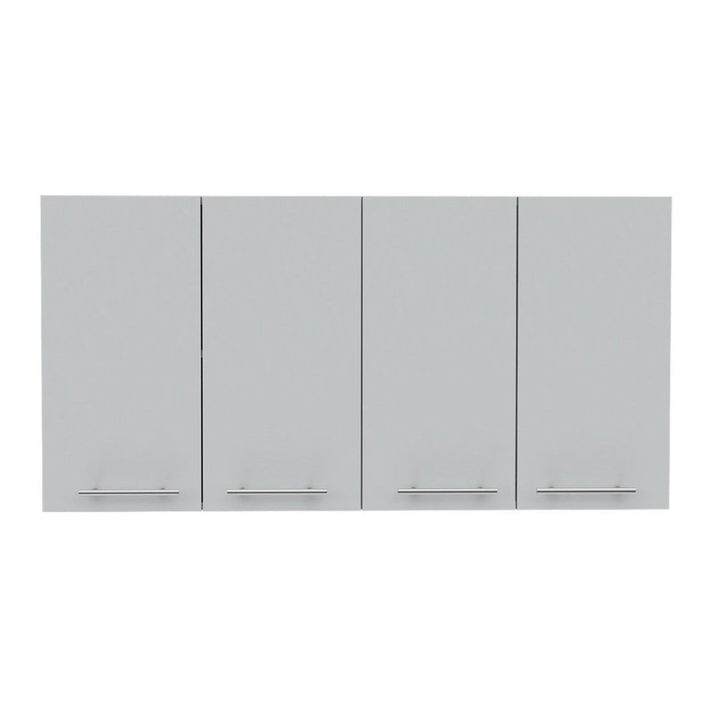 Kitchen Cabinet Durham, Four Doors, White Finish-5