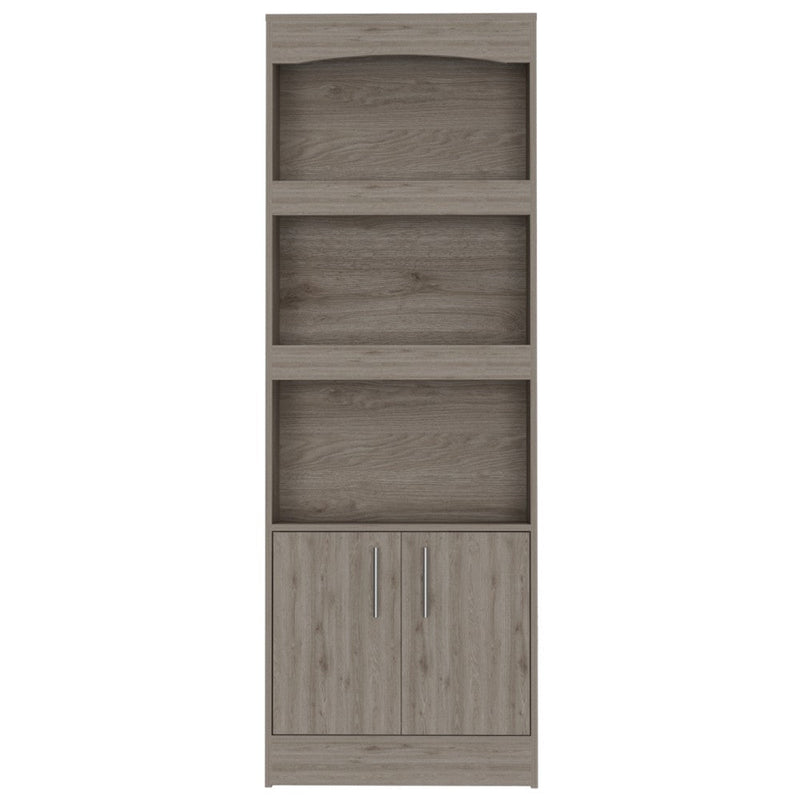 Bookcase Denver,Metal Hardware, Light Gray Finish-5