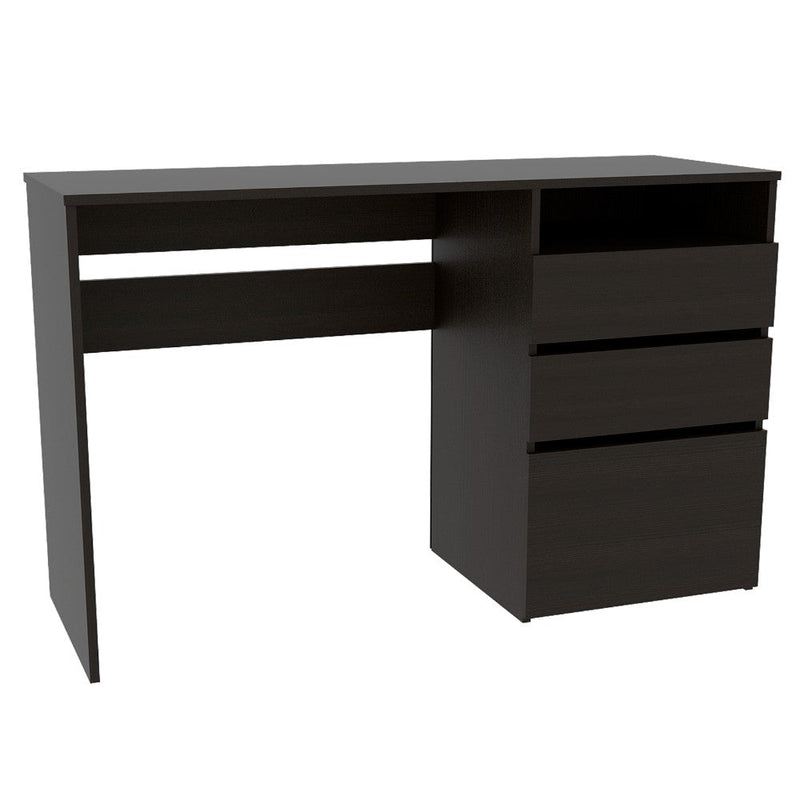 Computer Desk San Diego, One Shelf, Black Wengue Finish-3