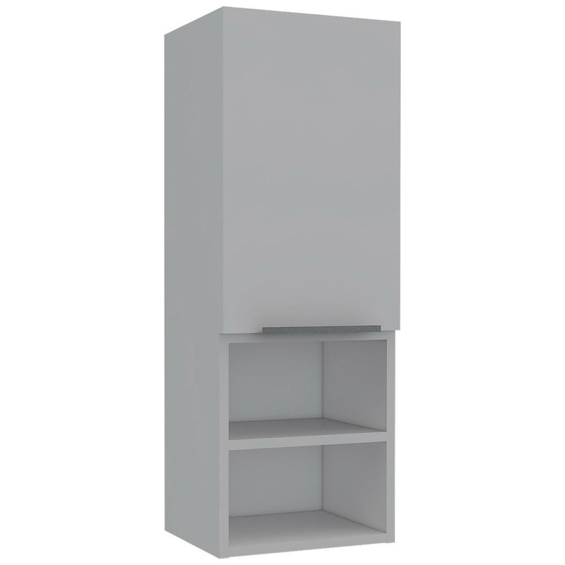 Medicine Cabinet Hazelton, Open and Interior Shelves, White Finish-3