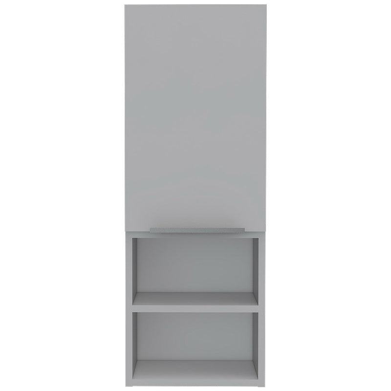 Medicine Cabinet Hazelton, Open and Interior Shelves, White Finish-4