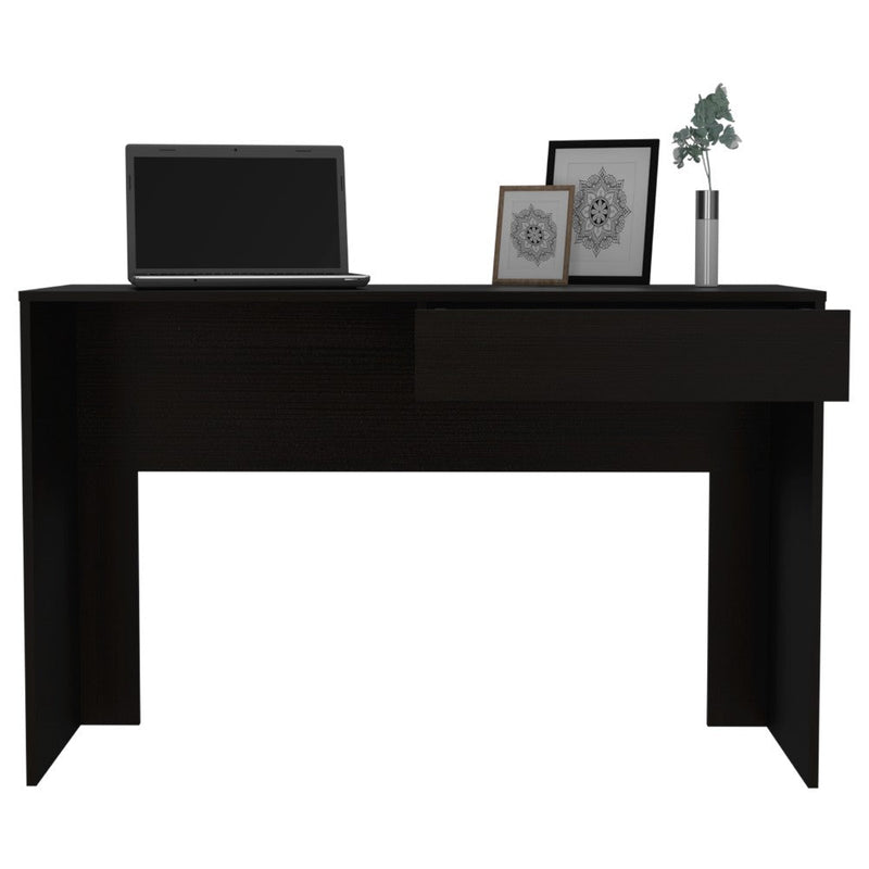 Computer Desk Harrisburg, One Drawer, Black Wengue Finish-6