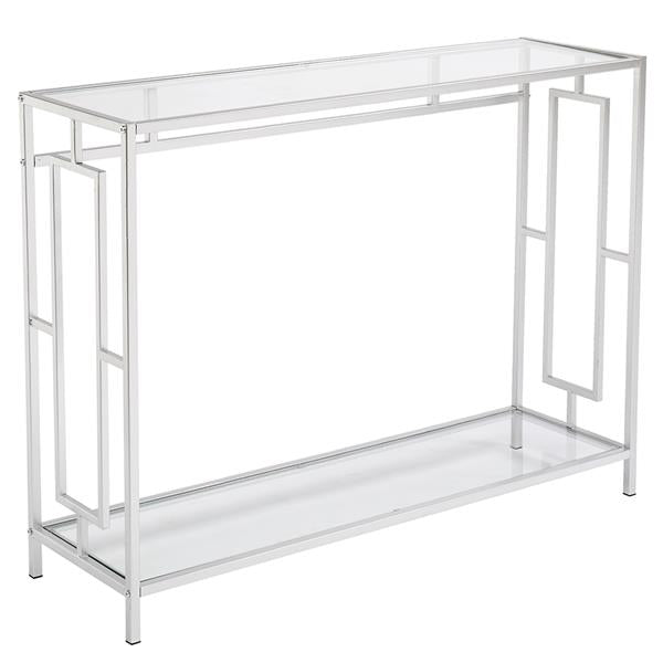 Toughened Glass Panel Console Table